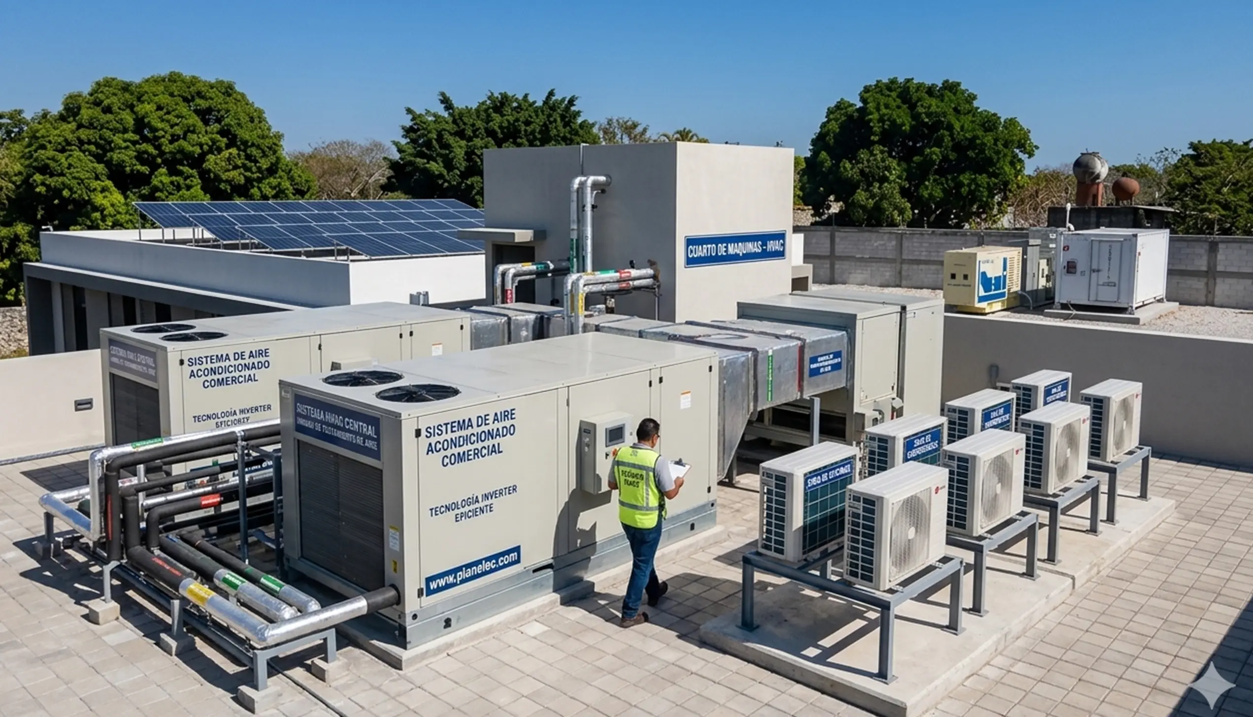 Mantenimiento de sistemas de aire acondicionado HVAC